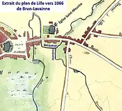 La  Riviérette et le Becquerel en 1066