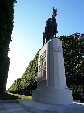 Monument à Albert Ier.