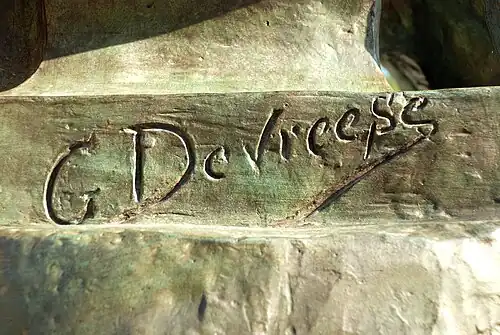 La signature de Godefroid Devreese.
