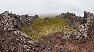 Le volcan Saxhóll.