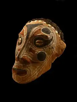 Crâne surmodelé du Vanuatu.