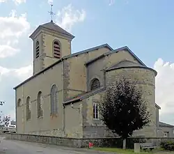 L'église Saint-Maurice côté sud-est.