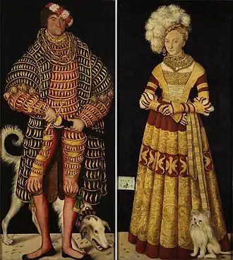 Henri de Saxe et sa femme1514, Dresde