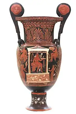 Cratère à volutes - Revers.