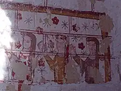 La fresque de l'église.