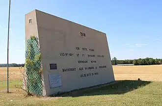 Monument en hommage aux 9e, 10e et 1re&nbsp;fivision (1918)