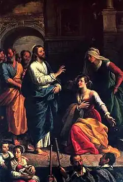 Fabrizio Santafede, Le Christ dans la maison de Marthe et Marie