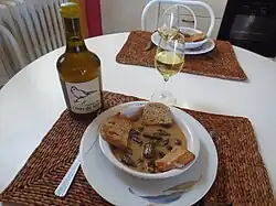 Croûte aux morilles.