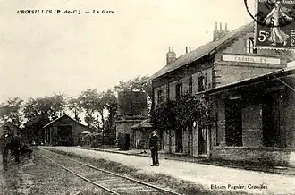 La gare avant 1914.