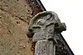 Croix de la Fontaine, partie sommitale (Christ en croix).