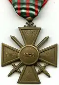 Croix de guerre 1939 (revers).