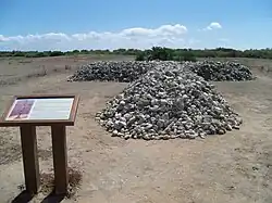 Croix de galets (île Madame).