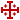 Croix symbole de l'Ordre du Saint-Sépulcre