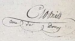 signature d'Augustin Crosnier