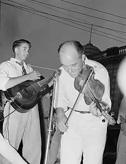 Un violoniste Cajun à Crowley, Louisiana, 1938