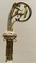 Crosse de l'Annonciation (début XIIIe&nbsp;siècle, Louvre).