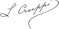 signature de Louise Cruppi