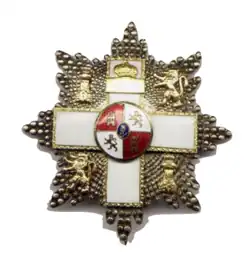 Croix de l'Ordre du mérite militaire espagnol, première classe