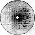 Cliché de diffraction enregistré par une chambre de précession.