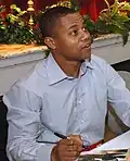 Cuba Gooding Jr. lors d'une séance de dédicace