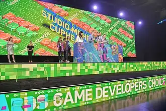 En 2018 (ici, l'équipe de Cuphead).