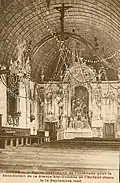Intérieur de l'église (septembre 1926).