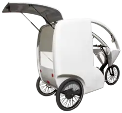 Cyclopolitain CycloCargo (France), utilitaire de transport de marchandises.