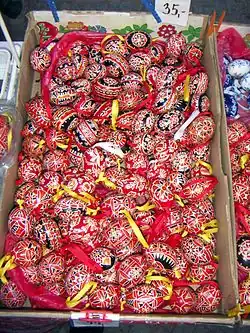 Œufs de Pâques en République tchèque.