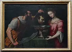 La tête de Jean présentée au boureau.