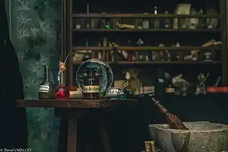 Décor du Cabinet des empoisonneuses.