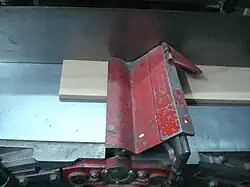 protection sur dégauchisseuse