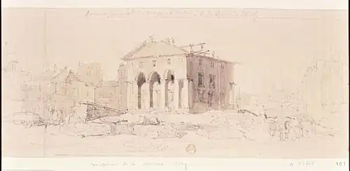 Démolition de la barrière de Clichy (1860).