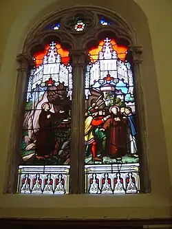 Vitraux néogothiques de la chapelle du Petit-Saint-Dié.