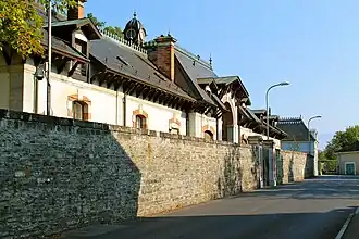 Vue des écuries.