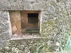 Créneau de pied, détail