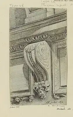 Détail d'une console.