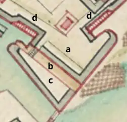 Détail du bastion 1.