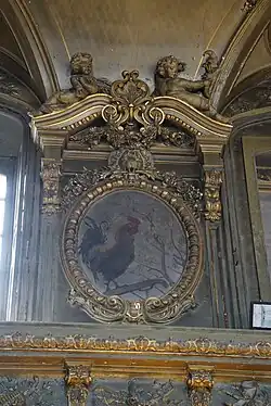 Coq dans la grand salon de l'Hôtel de ville de Nancy.