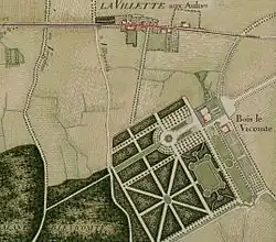 Le domaine au milieu du XVIIIe&nbsp;siècle