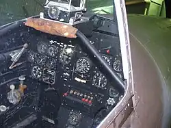 Cockpit d’un avion de chasse