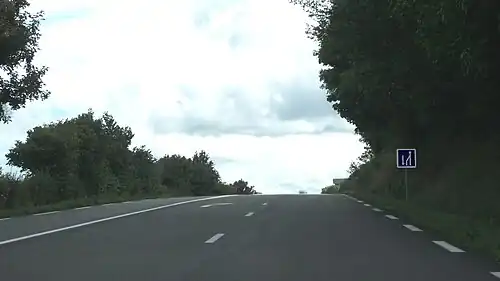 Fin du créneau de dépassement