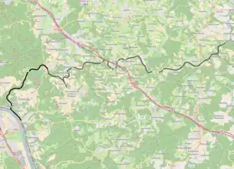 Voir la carte de la ligne.