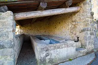Le lavoir du château.