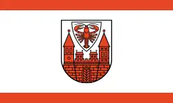 Drapeau de Cottbus/Chóśebuz