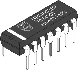 C.I. CMOS 4002 (DIP14)