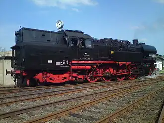 Une Berkshire locomotive-tender allemande.