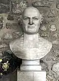 Buste du curé Nicolas Aubert (1839–1878).