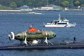 Le DSRV américain Mystic.