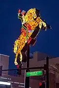 Hacienda Hotel Horse and Rider sur Fremont Street