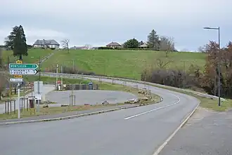 La route départementale 6 vers Montluçon